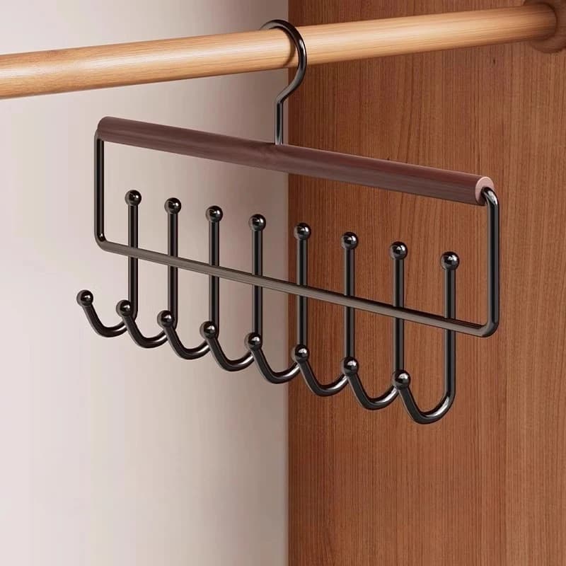 porte manteau métal bois