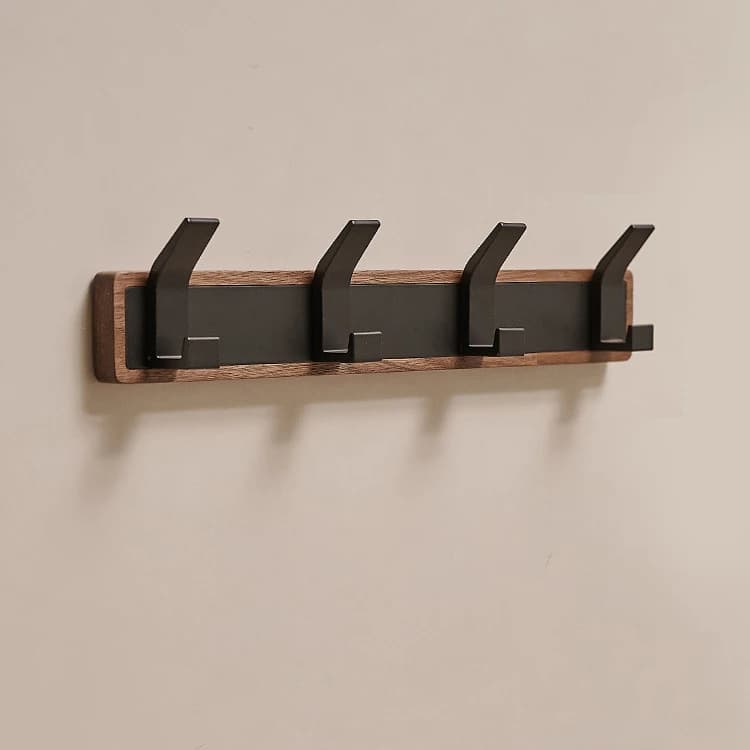 porte manteau mural bois